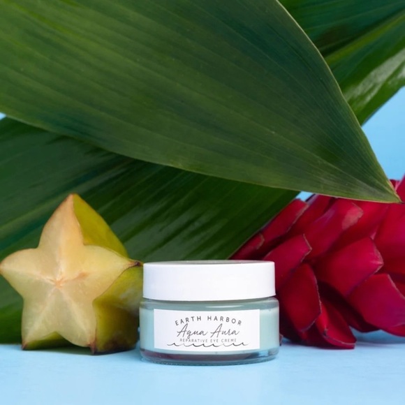 EARTH HARBOR Aqua Aura Reparative Eye Cream - .5 oz NIB - Picture 5 of 7